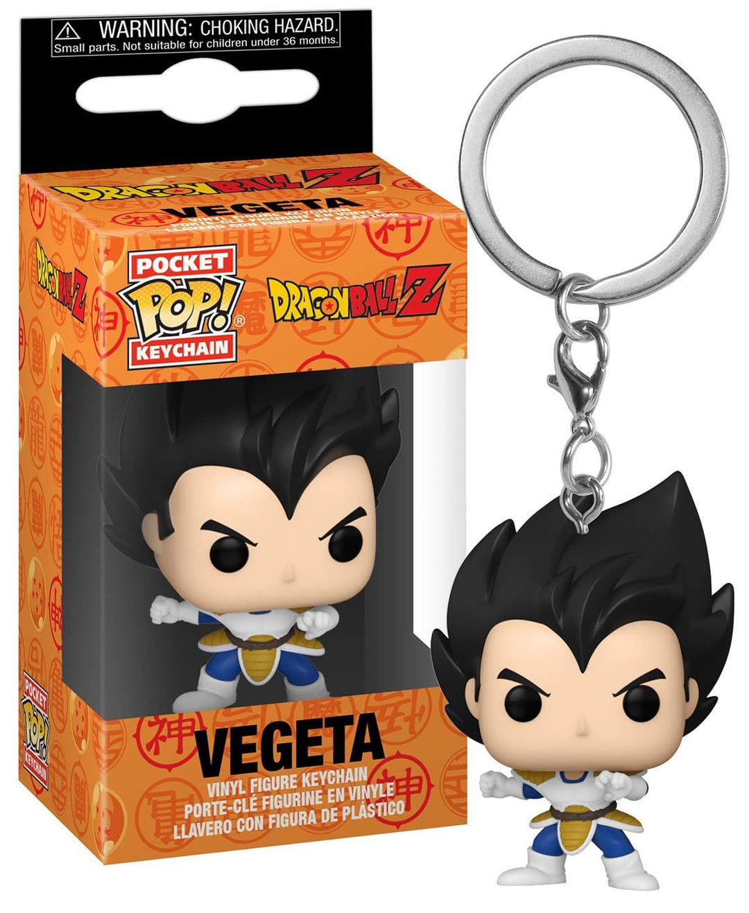 Funko Pop! Keychain: DBZ - Vegeta Dragon Ball Z - Neuartiger Schlüsselanhänger - Vinyl-Minifigur Zum
