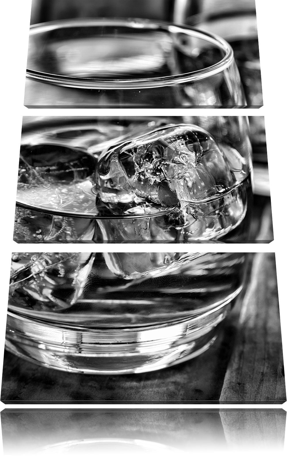 Pixxprint Goldgelber Whisky als Leinwandbild/Grösse: 3 Teilig (120x80 cm) cm/Wandbild/Kunstdruck/fer