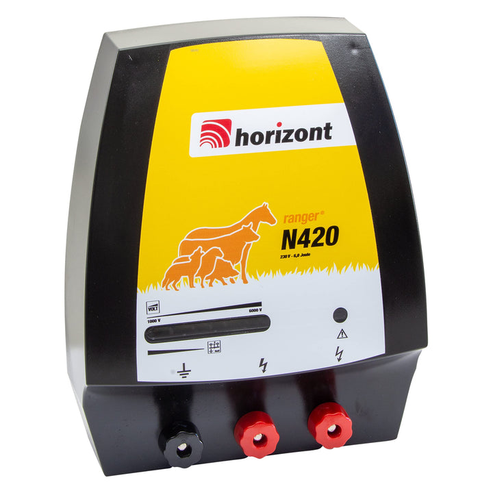 horizont Weidezaungerät 230V 6 J - ranger N420 - optimal für Pferde oder Rinder, Elektro Weidezaun,