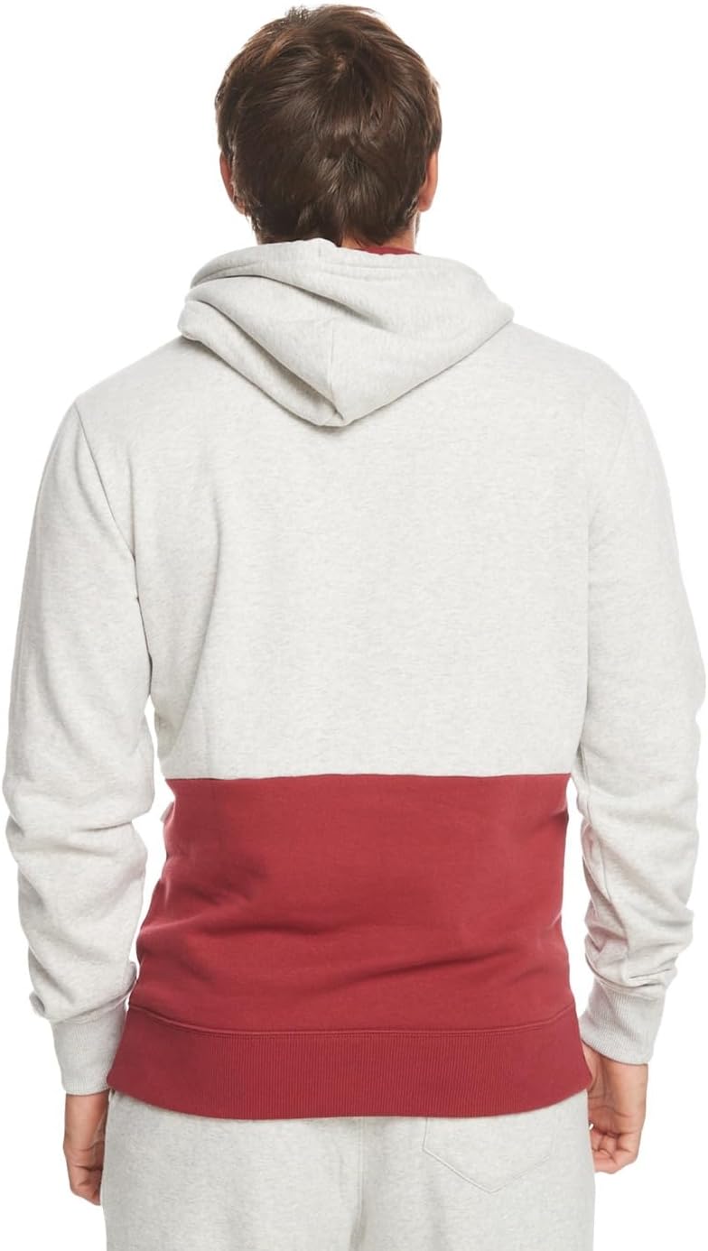 Quiksilver Herren Emboss Hoodie Pullover (1er Pack) XS Light Grey Heather, XS Light Grey Heather