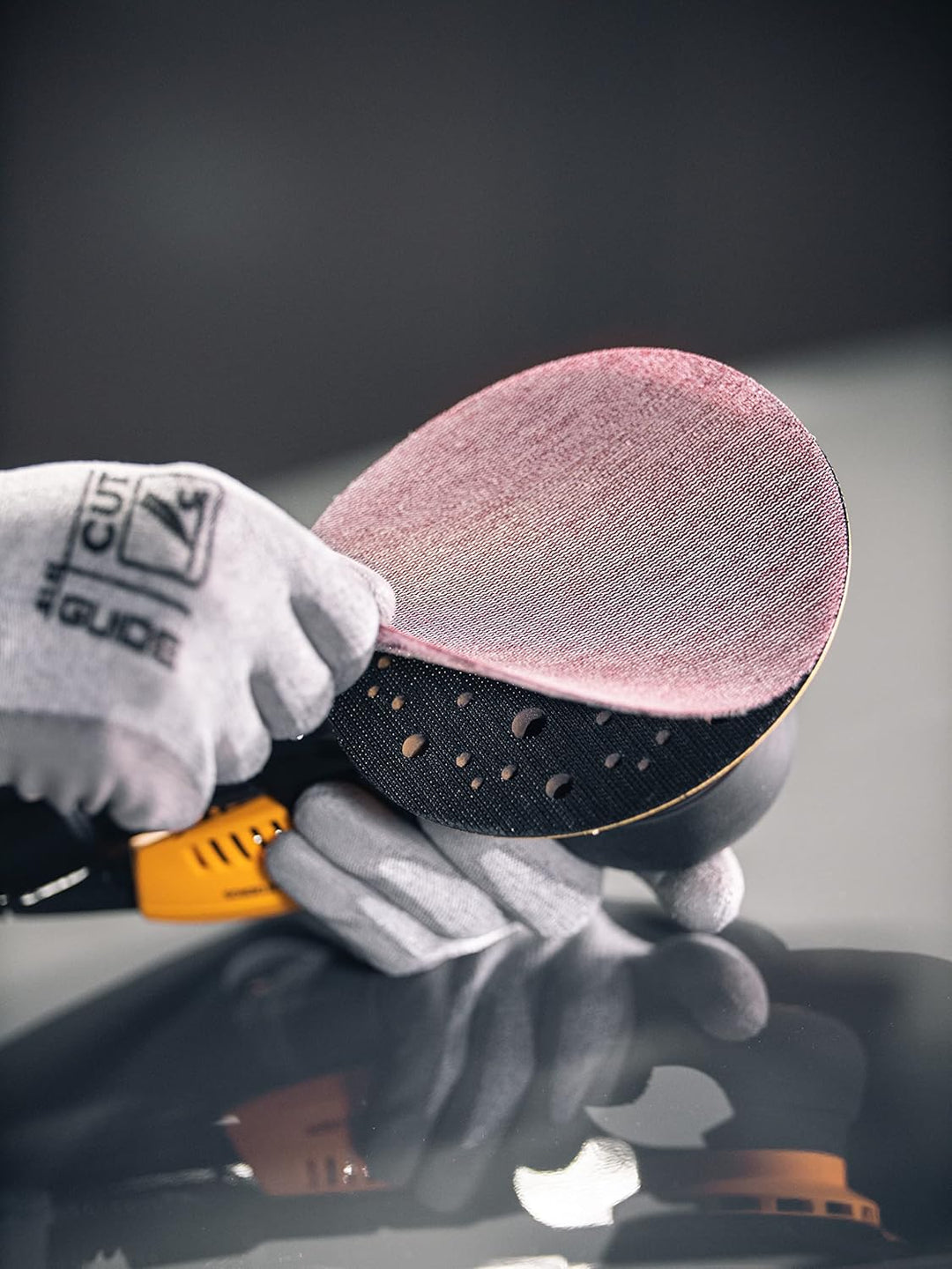 Mirka Abranet Ace Netz Schleifscheiben Ø 150mm Klett / Korn P400 / 50 Stk / Für alle 150mm Exzenters