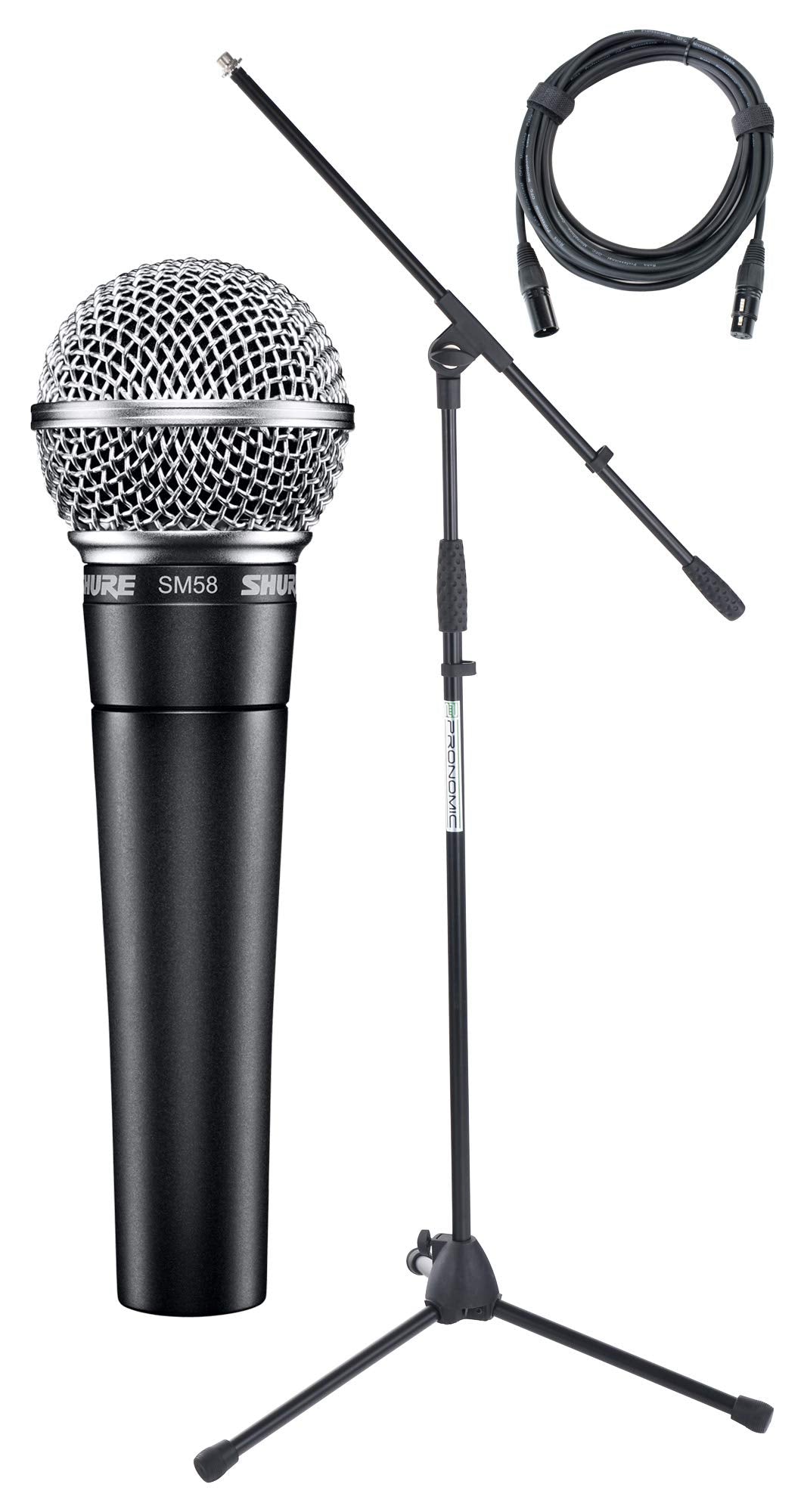 Shure SM 58-LCE Mikrofon Set, Dynamisches Gesangsmikrofon, 5 dBV/Pa /1 | Richtcharakteristik: Niere,