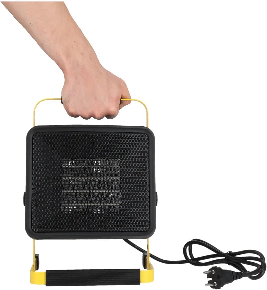 DEDRA Elektrische Heizung PTC 2,0 kW, quadratisch, mit Ständer Heizfläche 20 m², keramisches Heizele