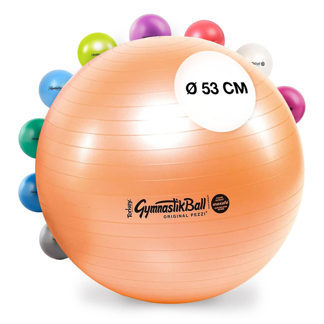 PEZZI Original Gymnastikball MAXAFE Ø 42 cm bis 75 cm Sitzball Gymnastik Sport Ball Büro Fitness Reh