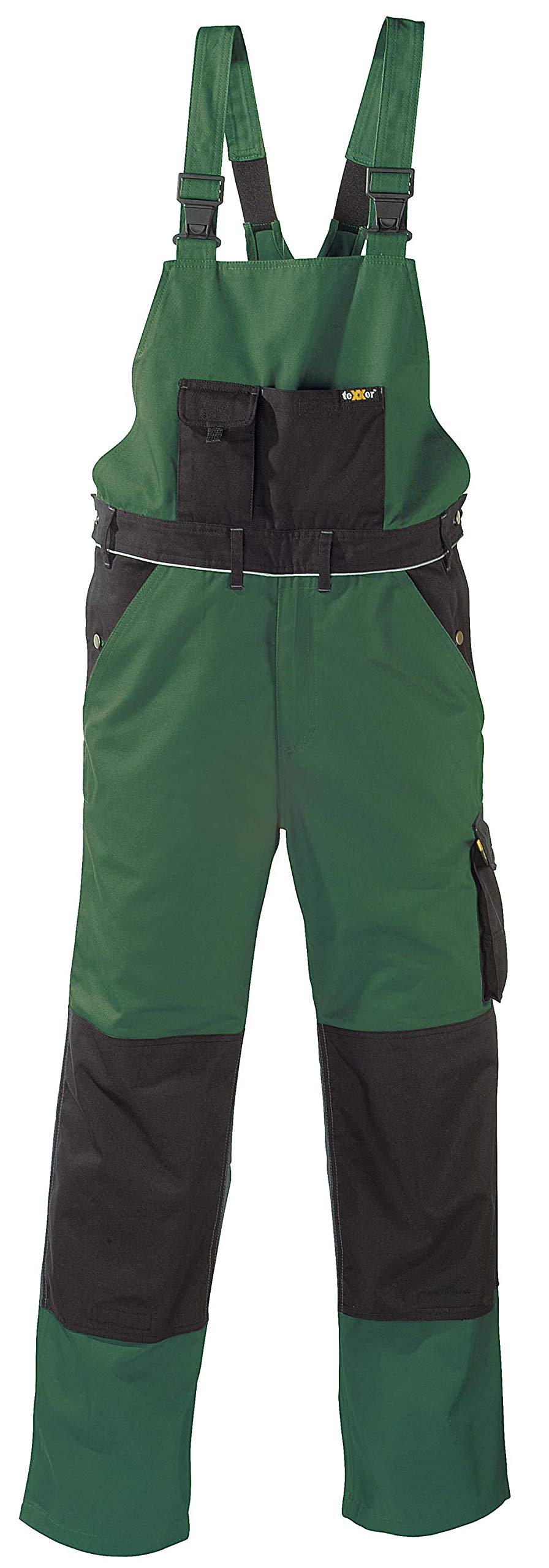 teXXor 2-in-1 Arbeitsbundhose Canvas 320 mit Cordura, verstärkt grün 30, 20-008335-30, Grün 30
