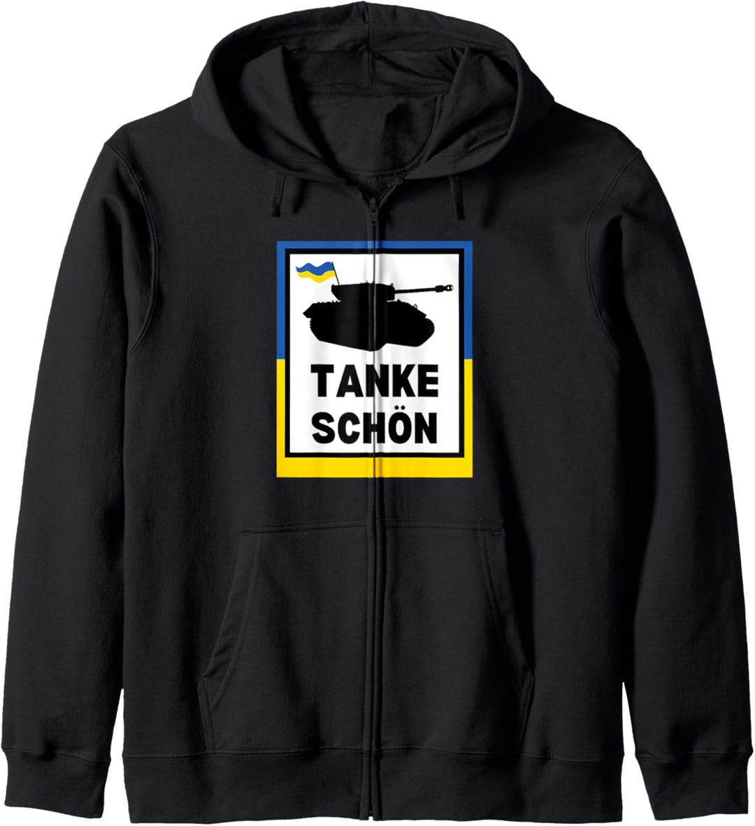 Tanke Shön Die Ukraine Winnt Die Flagge Symbologie Kapuzenjacke