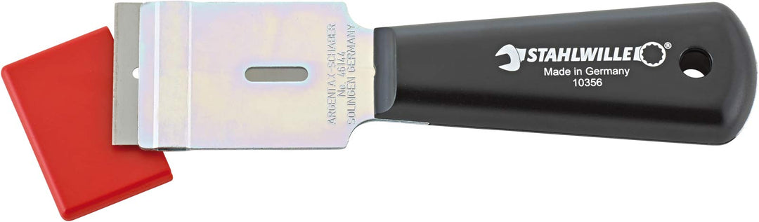 STAHLWILLE 10356 Glasschaber | zum Entfernen von Kleberresten und Aufklebern | Länge 165 mm, 40 mm b