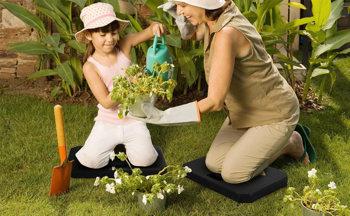 Hacaroa 3 Stück Dicke Knieschoner, Eva-Schaum Garten Knieschoner Komfortable Kniekissen Kissen für A