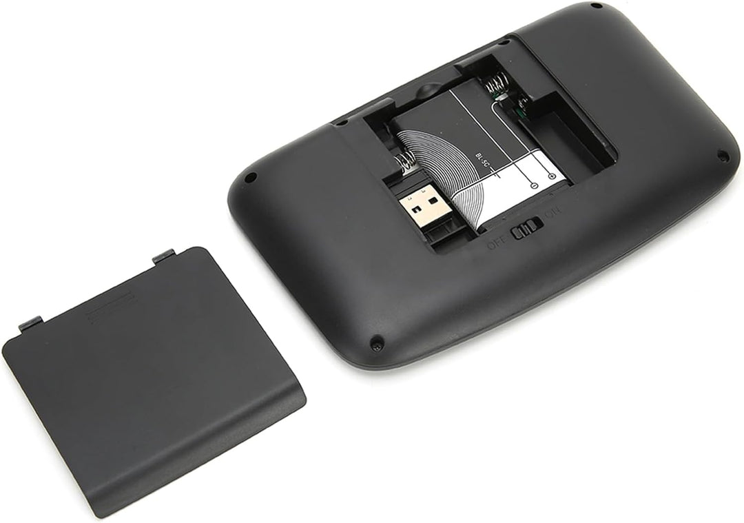 Denash 2,4 GHz Wireless-Tastatur, Hintergrundbeleuchtung Touchpad-Tastatur Fernbedienung Maus-Tastat