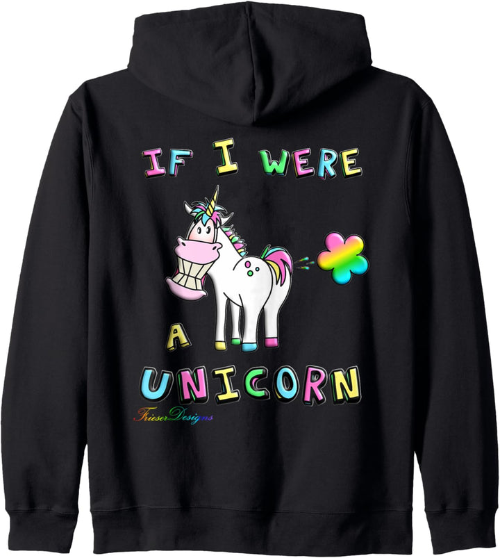 Pupsendes Einhorn verrücktes Pony ist etwas anders lustiges Kapuzenjacke