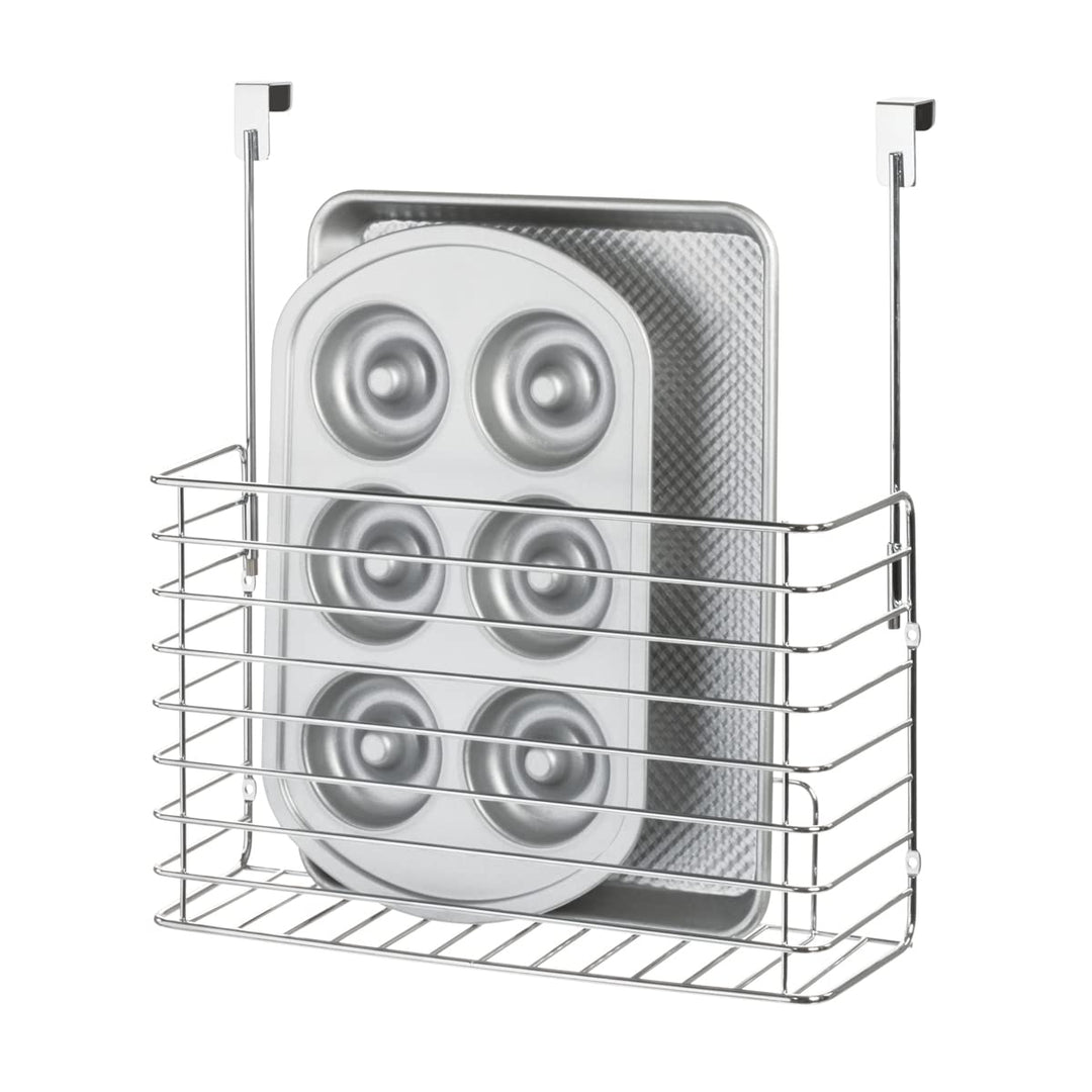 iDesign 48810EU Classico Aufbewahrungskorb zum Hängen über den Küchenschrank für Schneidebretter, Ba