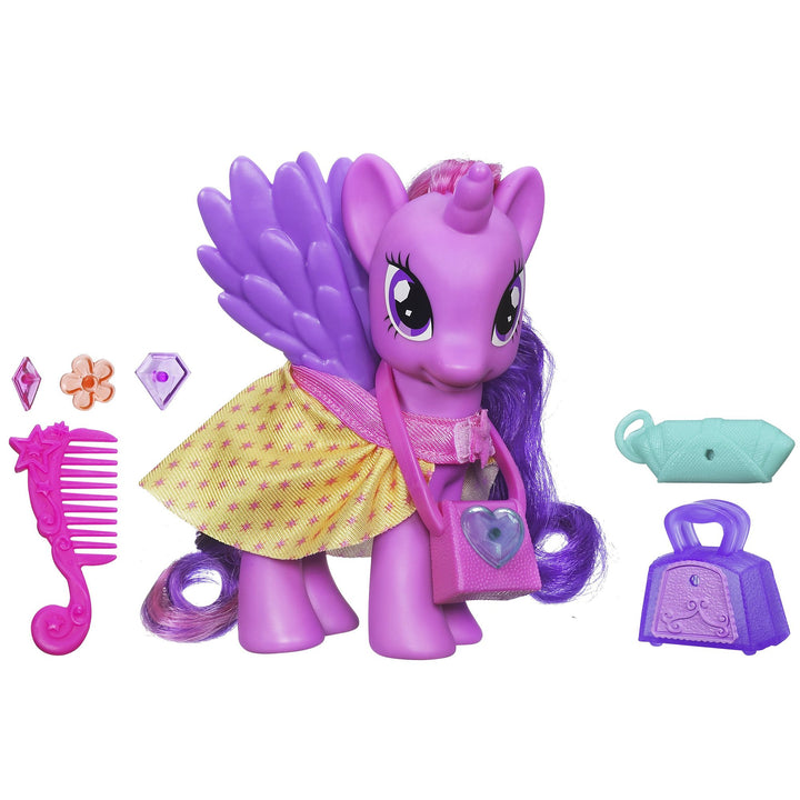 My Little Pony A3653 Modepony Twilight Sparkle (ca. 15 cm gross) mit viel Zubehör
