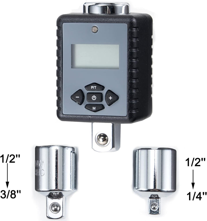 ThreeH 1/2''Digital Torque Adapter (12,5 bis 250,9 ft-lbs.) Mit akustischem und LED-Alarm (1/2 '' La
