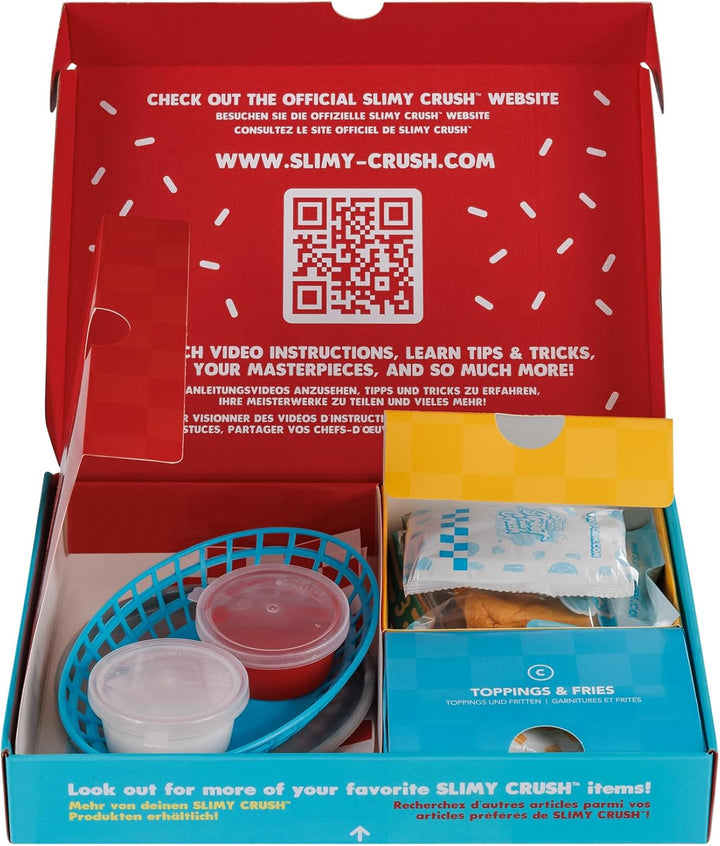 Slimy Street Foodz Crush - Chiccy Nuggies, Slime und Knete Kreativ-Set, Kochspiel zum selber Mischen