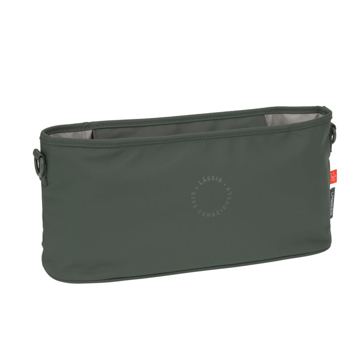 LÄSSIG Kinderwagen Buggy Organizer mit Befestigung Dark Olive, Dark Olive