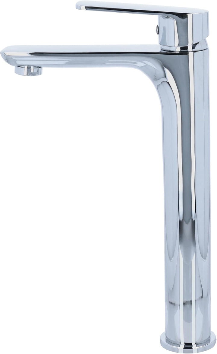 Rosenhahn &amp; Söhne Poel L Design Badarmatur Wasserhahn Badezimmer - Armatur Bad [Chrom] - Heiss + Kal