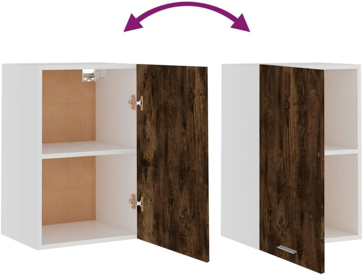 vidaXL Hängeschrank, Küchenschrank mit viel Stauraum, Wandmontage Einbauküche Schrank, Oberschrank K