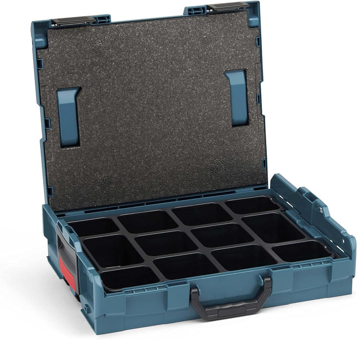 Bosch Sortimo L-Boxx 102 Werkzeugkoffer-Set • professional blau ohne Logo • bestückt mit Kleinteile-