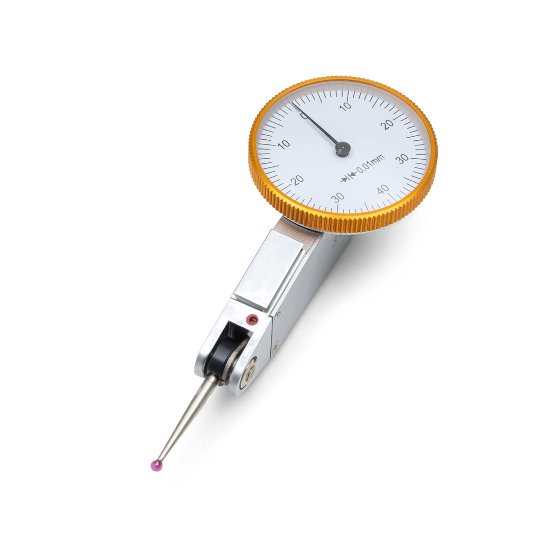 Lever Comparator Measuring Tool 0-0.8mm Working Tool with Reading 0.01 Dial Diameter 30mm Ruby Bar 1