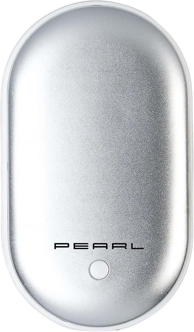 PEARL Taschenwärmer aufladbar: 2er-Set 2in1-Powerbanks mit Handwärmer, 4.000 mAh, 3 Temperaturstufen
