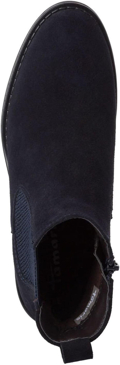 Tamaris Damen Klassische Stiefel, Frauen Stiefel,TOUCHit-Fussbett 39 EU Blau Navy, 39 EU Blau Navy