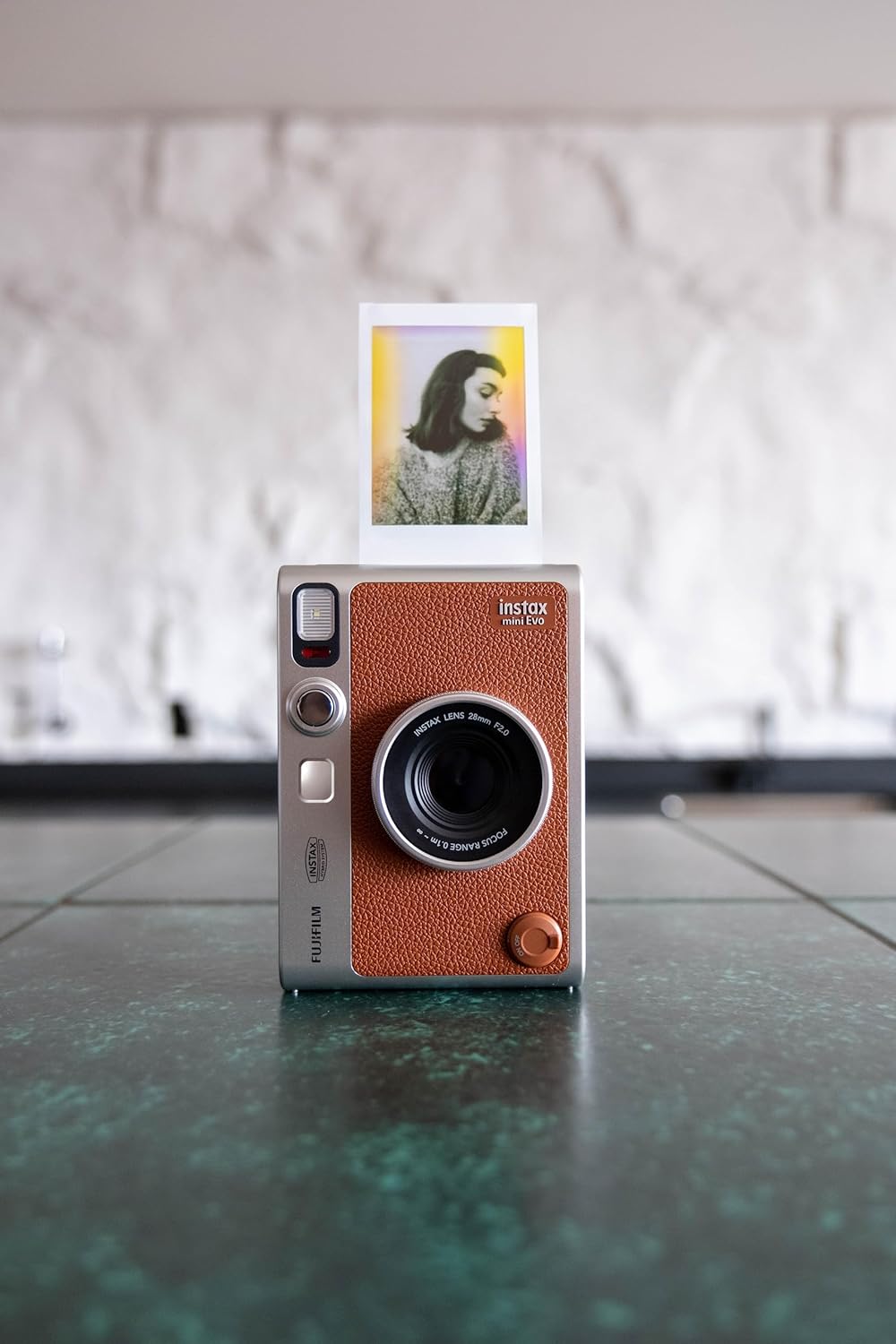 Fujifilm Instax Mini Evo - Braun, Braun