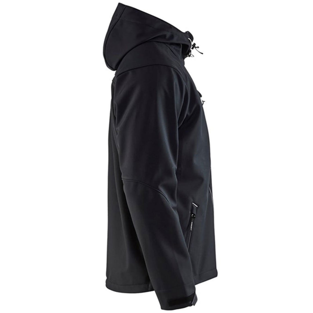 Softshelljacke"4949" mit Kapuze - BLAKLÄDER L dunkelgrau/grau, L dunkelgrau/grau