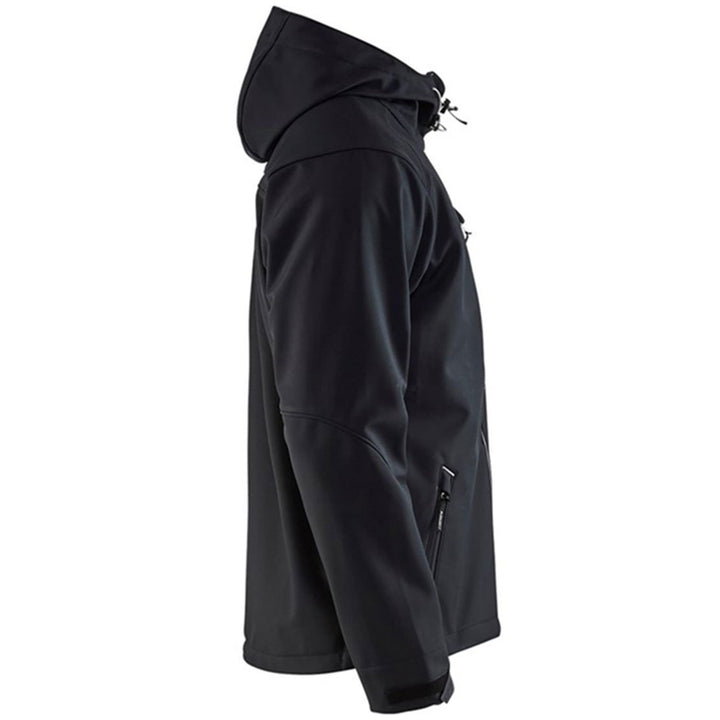 Softshelljacke"4949" mit Kapuze - BLAKLÄDER L dunkelgrau/grau, L dunkelgrau/grau