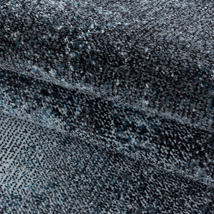 Carpetsale24 Modern Designer Teppich, Kurzflor Abstrakt Design, Rechteckig, Blau und Grau, Wohnzimme