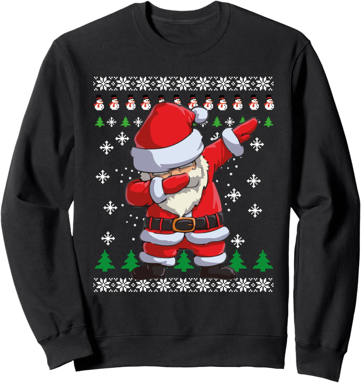 Weihnachtsmann Tanzt Ugly Tee - Funny Christmas Dab Dance Sweatshirt