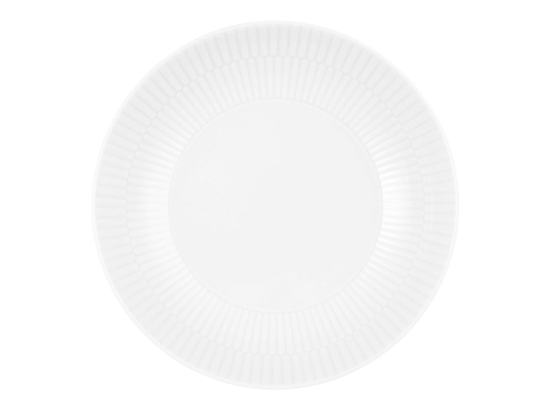 Seltmann Weiden Amina Weiss Suppenteller, 21 cm, Tiefe Suppenschale mit dezentem Relief-Muster, Spül