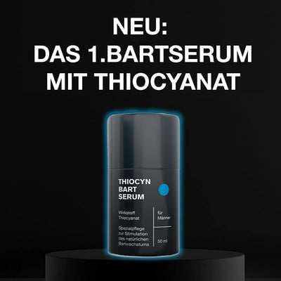 Thiocyn Bartserum 50ml - Bartwuchsmittel für Männer - Unterstützt das Bartwachstum - Bartpflege - Ve