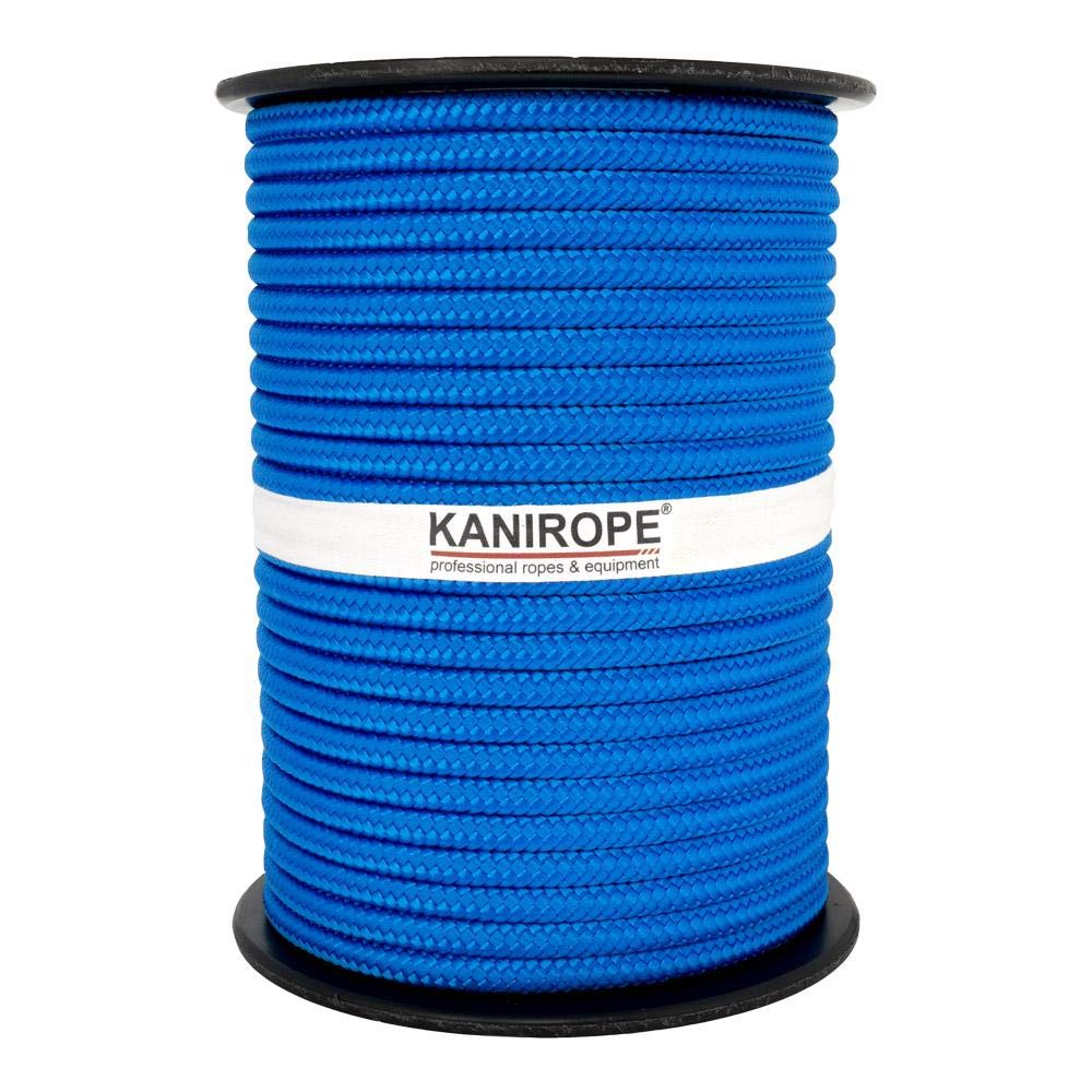 Kanirope® PP Seil Polypropylenseil MULTIBRAID 6mm 100m Farbe Blau (0912) 16x geflochten 100m Blau, 1