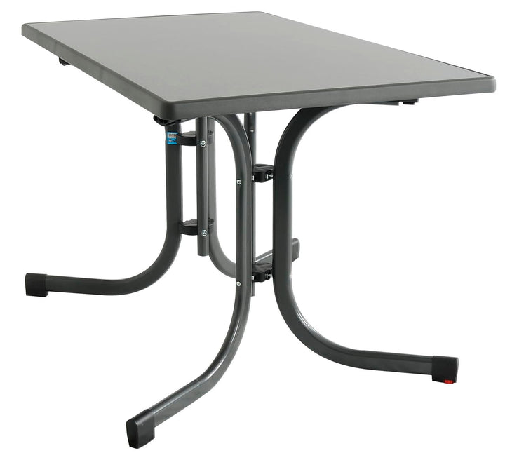 MFG Bistrotisch klappbar, Rechteckig, 115 x 70 cm, Anthrazit
