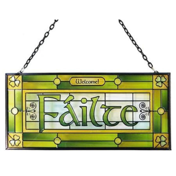 Royal Tara Sonnenfänger aus Buntglas, handgefertigt, Hausdekoration, 16 cm (Failte), Failte