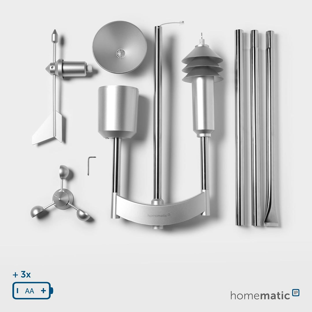 Homematic IP Smart Home Funk-Wettersensor pro HmIP-SWO-PR, 35 x 53 x 15
