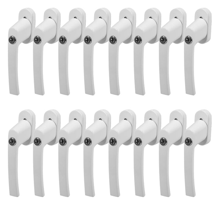 Sonnewelt 20x Abschliessbar Sicherheitsfenstergriff, Fenstergriff Aluminium, kindersicherung mit Sch