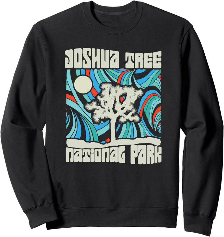 Joshua Tree 60's Style Psychedelic Sweet Hippie Design Sweatshirt