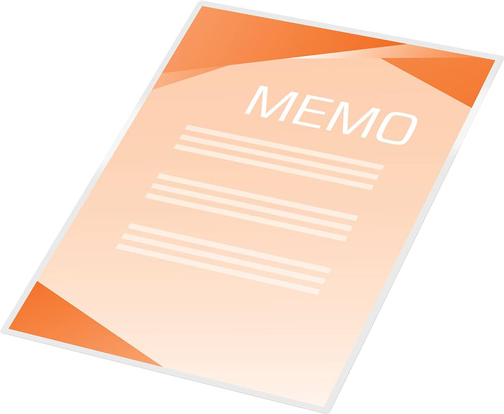 GBC selbstklebende Laminierfolien A5 125 mic, Peel'nStick, Robuste Laminiertaschen im 100er Pack, Gl