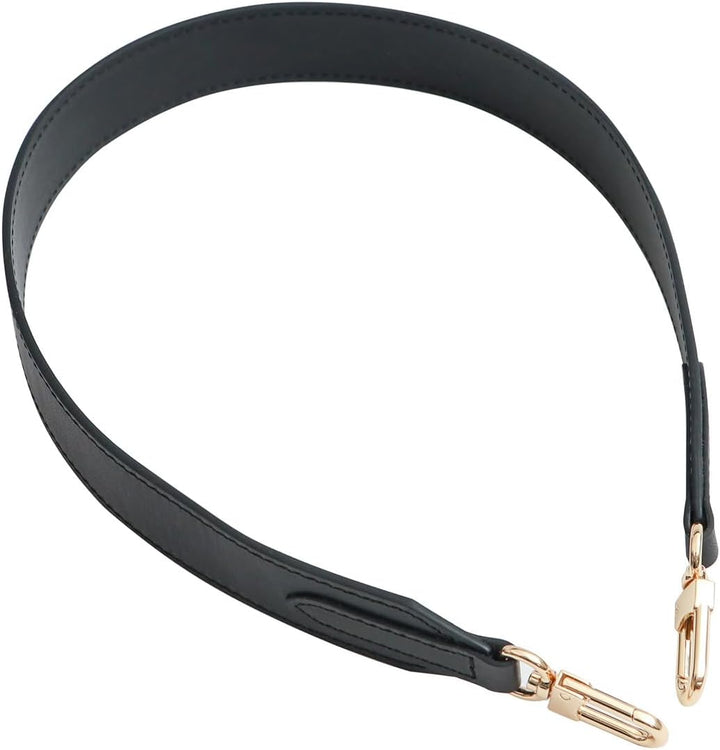 Senral Breit Schulterriemen Schwarz Echte Leder Taschengurt Handtaschenriemen Tragerieme 30 mm Kompa