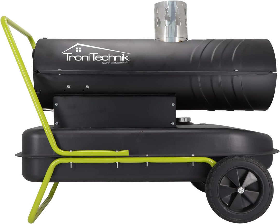 Tronitechnik® Heizkanone Dieselheizgebläse Dieselheizer 20kW Diesel betriebener Heissluftgenerator H