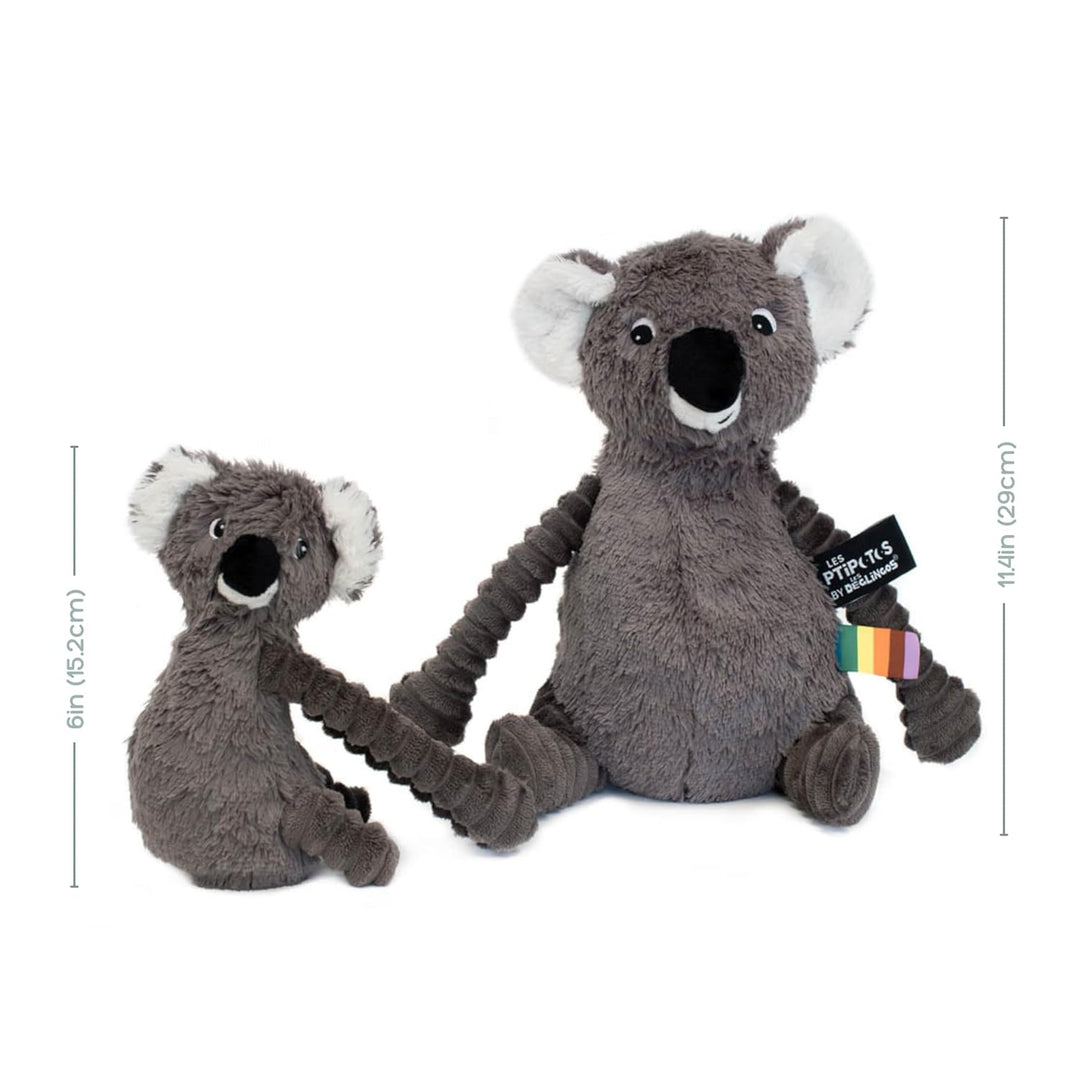 Ptipotos von Deglingos Koala Mum & Bavon Grau Plüschtier