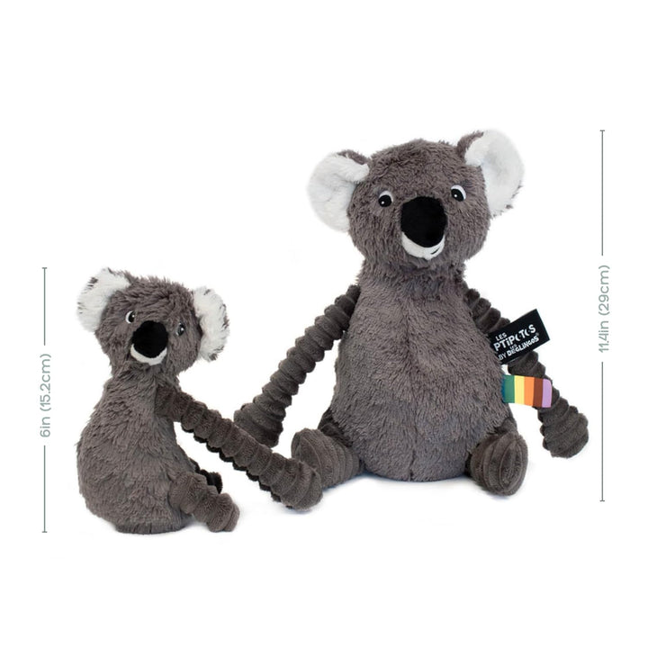 Ptipotos von Deglingos Koala Mum & Bavon Grau Plüschtier