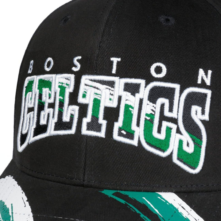 Mitchell & Ness NBA Brushed Celtics Cap Basecap Baseballcap Snapback Curved Brim Boston Einheitsgrös