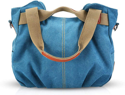 NICOLE & DORIS Canvas Tasche Damen Tragetaschen für Damen Schultertaschen Umhängetasche Leinwand Han