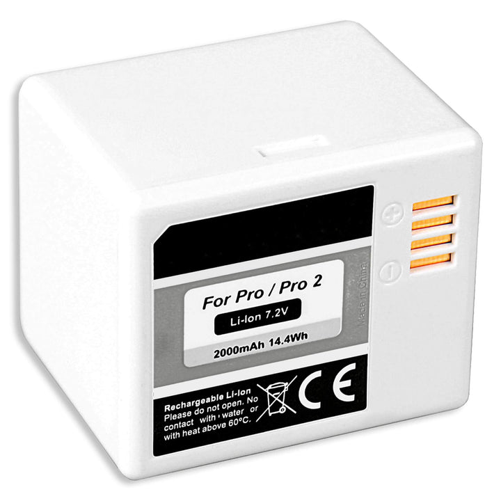 Ersatz-Akku kompatibel mit Arlo Pro, Arlo Pro 2 Sicherheitskamera [Li-Ion - 2000 mAh - 7.2V - ersetz