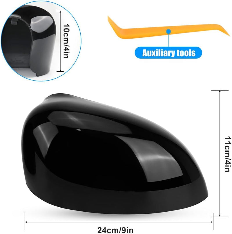 Auto Spiegelkappen, 1 Paar Auto Tür Aussenspiegelkappe Rückspiegelkappe Seitenspiegel Abdeckungen fü