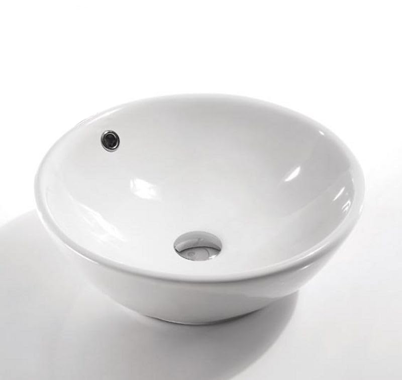 vanvilla Design Aufsatzwaschbecken Keramik Waschbecken TS-057 Waschtisch Waschschale