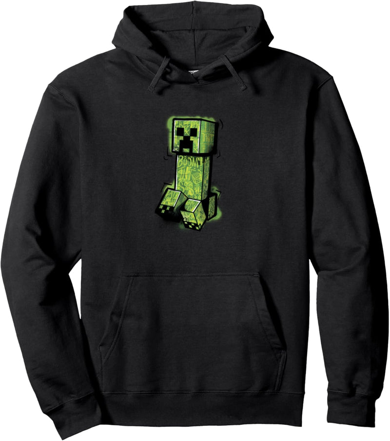 Minecraft Creeper Graffiti-Sitz Pullover Hoodie
