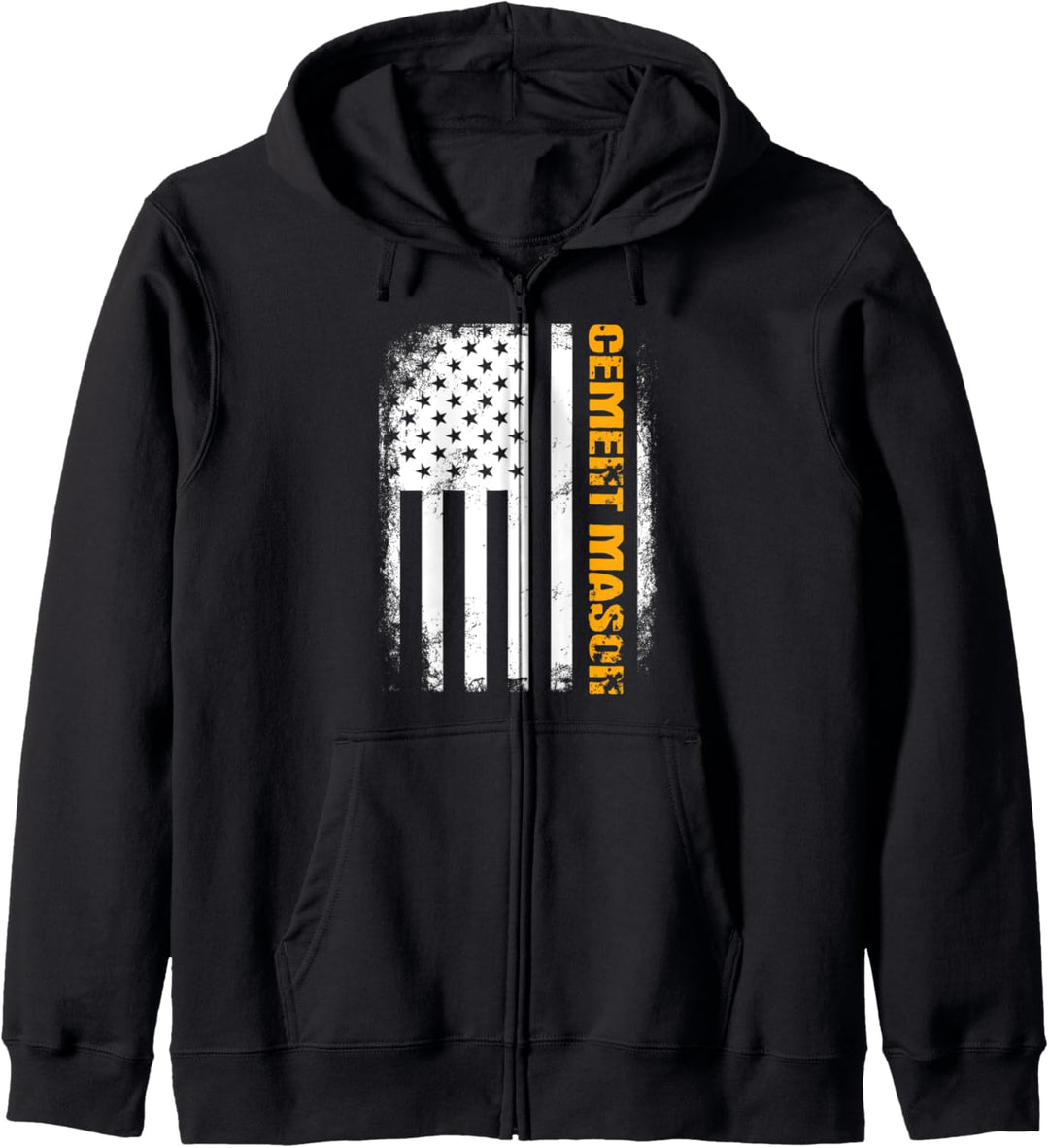 Cement Mason Patriotic American Flag Betonmauerwerk Kapuzenjacke